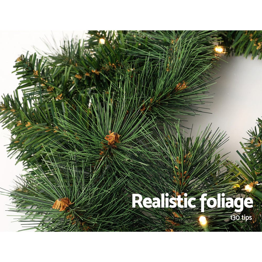 Occasions > Christmas Jingle Jollys 1.8M Christmas Garland with Pre-lit LED Lights Xmas Tree Decor