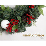 Occasions > Christmas Jingle Jollys 2FT 60CM Christmas Wreath with Decor Xmas Tree Decoration