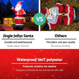 Occasions > Christmas Jingle Jollys 5M Christmas Inflatable Santa Decorations Outdoor Air-Power Light