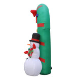 Occasions > Christmas Jingle Jollys Christmas Inflatable Giant Arch Way 2.8M Santa Snowman Light Decor