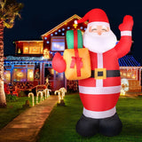 Occasions > Christmas Jingle Jollys Christmas Inflatable Santa 2.4M Outdoor Xmas Decorations Lights