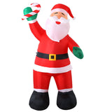 Occasions > Christmas Jingle Jollys Christmas Inflatable Santa 3M Xmas Outdoor Decorations LED Lights