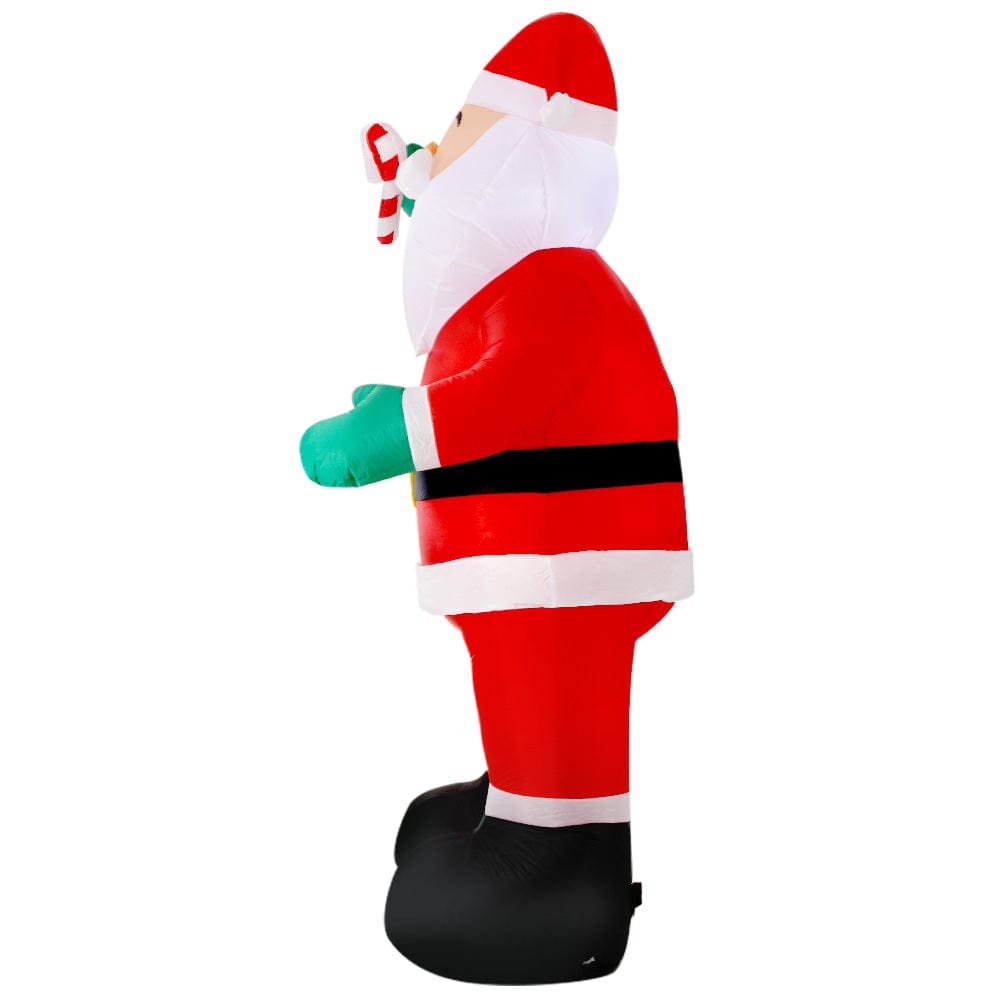 Occasions > Christmas Jingle Jollys Christmas Inflatable Santa 3M Xmas Outdoor Decorations LED Lights