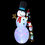 Occasions > Christmas Jingle JollysChristmas Inflatable Snowman 2.4M Xmas Lights Outdoor Decorations