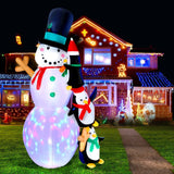 Occasions > Christmas Jingle JollysChristmas Inflatable Snowman 2.4M Xmas Lights Outdoor Decorations