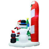 Occasions > Lights Jingle Jollys Christmas Inflatable Santa Archway 3M Outdoor Decorations Lights