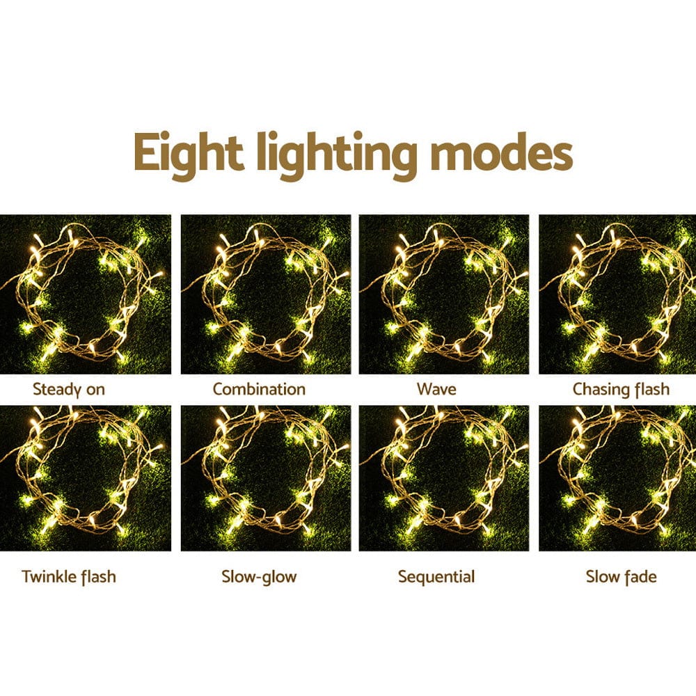 Occasions > Lights Jingle Jollys Christmas Lights 6Mx3M 600 LED Curtain Light Decorations Warm