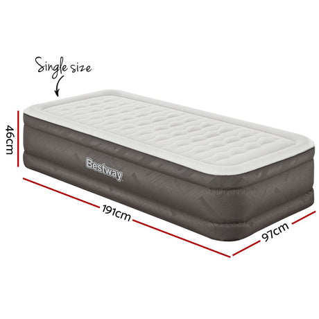 Outdoor > Camping Bestway Air Mattress Bed Single Size Inflatable Camping Beds 46CM