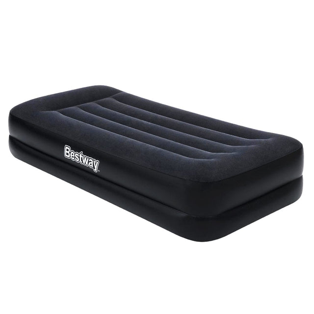 Outdoor > Camping Bestway Air Mattress Bed Single Size Inflatable Camping Beds Built-in Pump