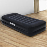 Outdoor > Camping Bestway Air Mattress Bed Single Size Inflatable Camping Beds Built-in Pump