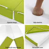 Outdoor > Camping Giselle Bedding Foldable Mattress 4-FOLD Folding Bed Mat Camping Single Green