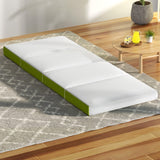 Outdoor > Camping Giselle Bedding Foldable Mattress 4-FOLD Folding Bed Mat Camping Single Green