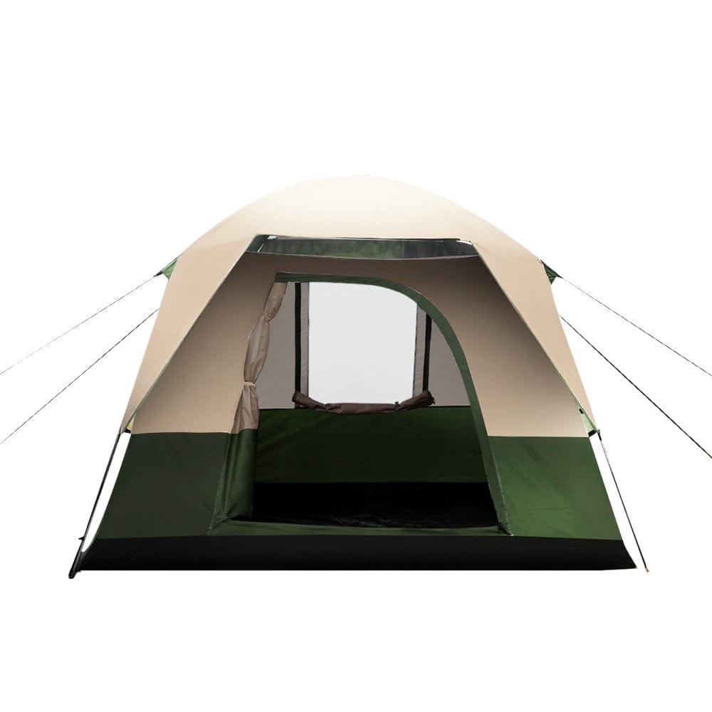 Outdoor > Camping Weisshorn Family Camping Tent 4 Person Hiking Beach Tents Green