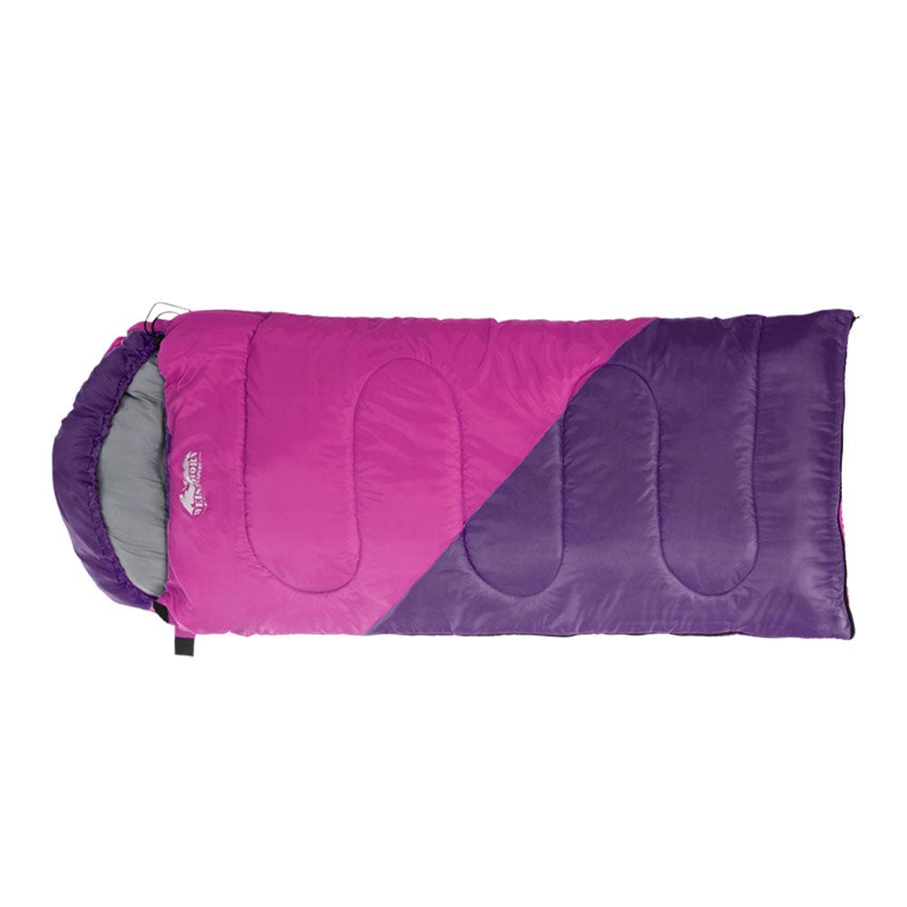 Outdoor > Camping Weisshorn Sleeping Bag Bags Kid 172cm Camping Hiking Thermal Pink