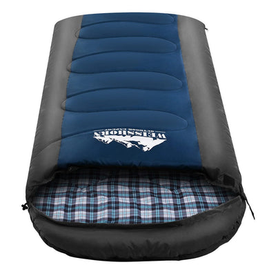 Outdoor > Camping Weisshorn Sleeping Bag Camping Hiking Tent Winter Outdoor Comfort 0 Degree Navy
