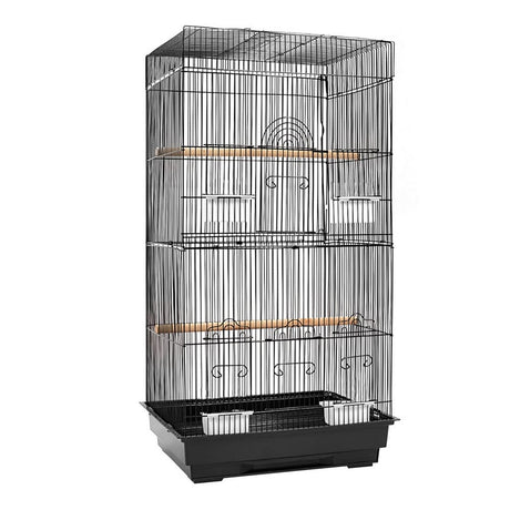 Pet Care > Bird i.Pet Medium Bird Cage with Perch - Black