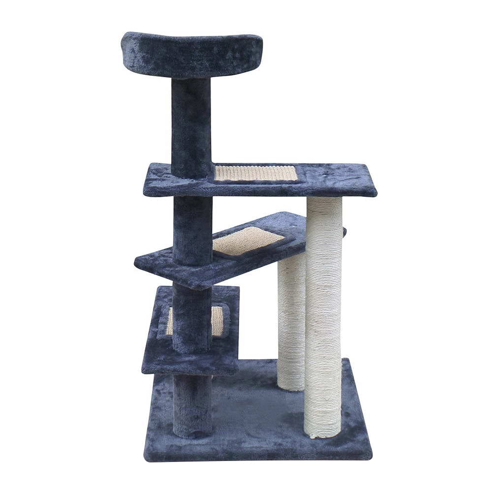 Pet Care > Cat Supplies i.Pet Cat Tree 100cm Trees Scratching Post Scratcher Tower Condo House Furniture Wood Steps