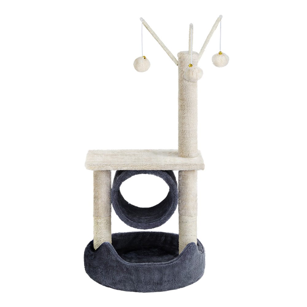 Pet Care > Cat Supplies i.Pet Cat Tree Scratching Post 76cm Scratcher Tower Condo House Hanging toys