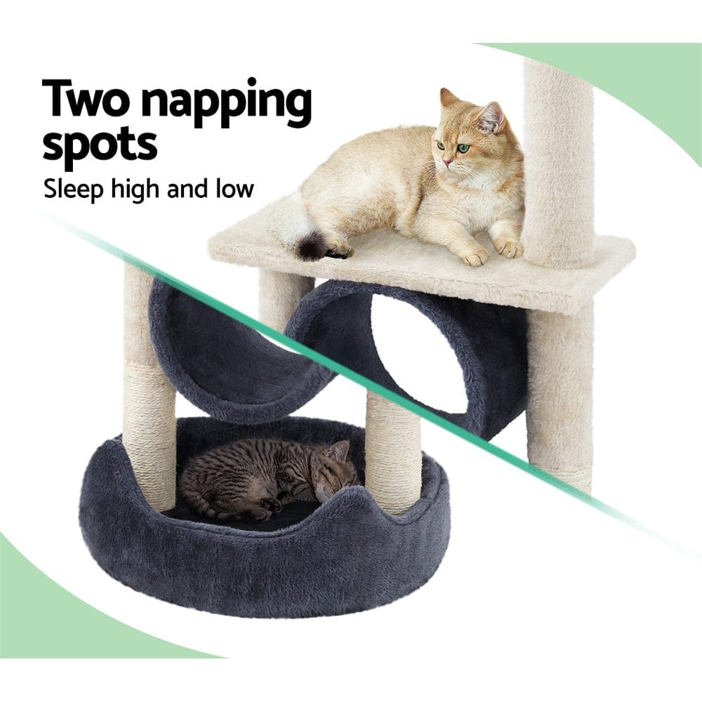 Pet Care > Cat Supplies i.Pet Cat Tree Scratching Post 76cm Scratcher Tower Condo House Hanging toys