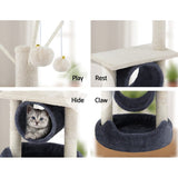 Pet Care > Cat Supplies i.Pet Cat Tree Scratching Post 76cm Scratcher Tower Condo House Hanging toys