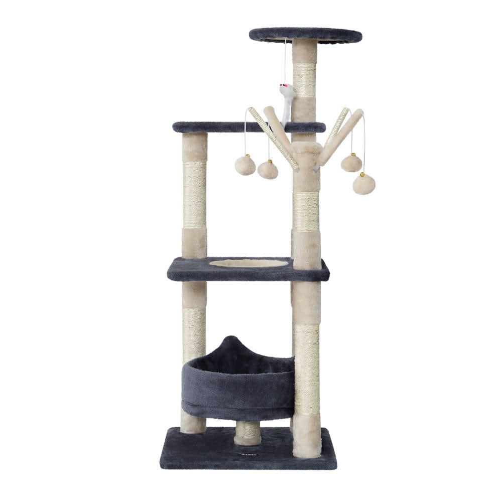 Pet Care > Cat Supplies i.Pet Cat Tree Scratching Post Scratcher Cat Tree Tower Condo House toys 110cm