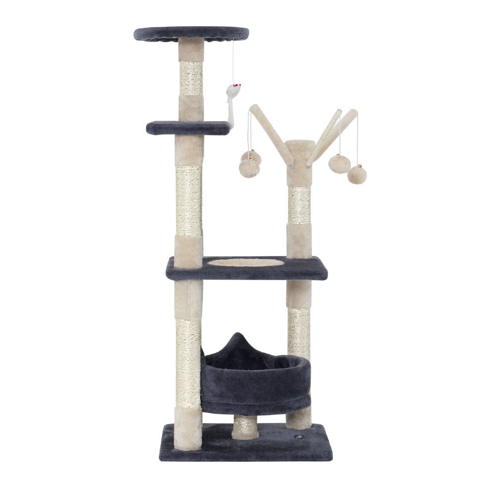 Pet Care > Cat Supplies i.Pet Cat Tree Scratching Post Scratcher Cat Tree Tower Condo House toys 110cm