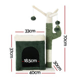 Pet Care > Cat Supplies i.Pet Cat Tree Tower Scratching Post Scratcher Wood Condo Bed House Toys 70cm