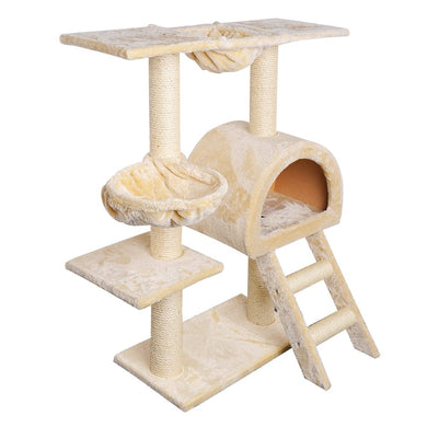 Pet Care > Cat Supplies i.Pet Cat Tree Trees Scratching Post Scratcher Condo Tower House Bed Beige 100cm