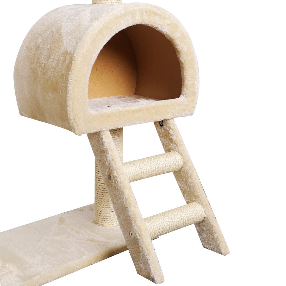 Pet Care > Cat Supplies i.Pet Cat Tree Trees Scratching Post Scratcher Condo Tower House Bed Beige 100cm