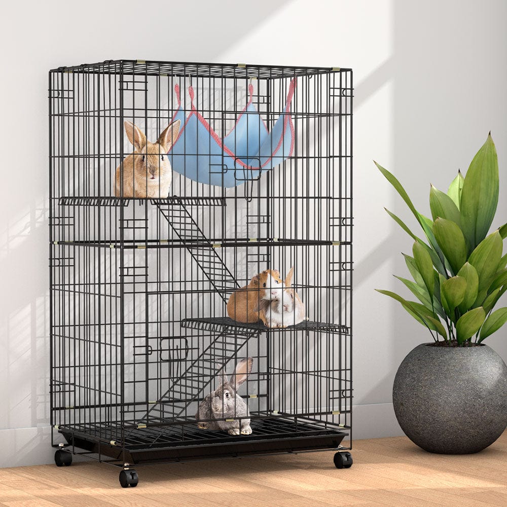 Pet Care > Coops & Hutches i.Pet Rabbit Cage Indoor Hutch Guinea Pig Bunny Ferret Hamster Pet Cage Outdoor