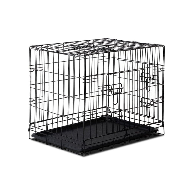 Pet Care > Dog Supplies i.Pet Dog Cage 24inch Pet Cage - Black