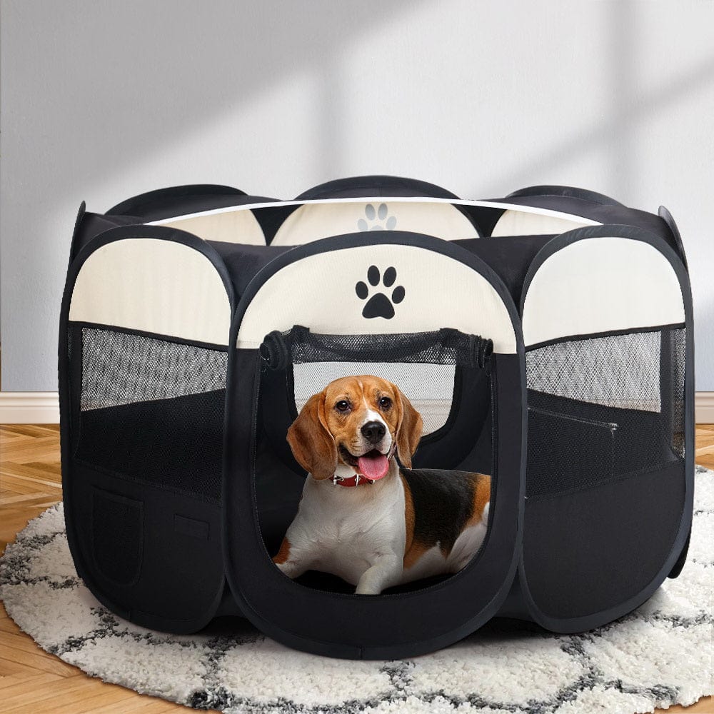 Pet Care > Dog Supplies i.Pet Dog Playpen Pet Playpen Enclosure Crate 8 Panel Play Pen Tent Bag Puppy Fence 2XL