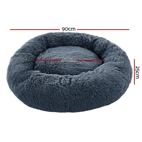 Pet Care > Dog Supplies i.Pet Pet Bed Dog Bed Cat Large 90cm Dark Grey