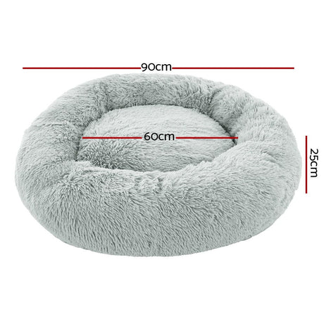 Pet Care > Dog Supplies i.Pet Pet Bed Dog Bed Cat Large 90cm Light Grey