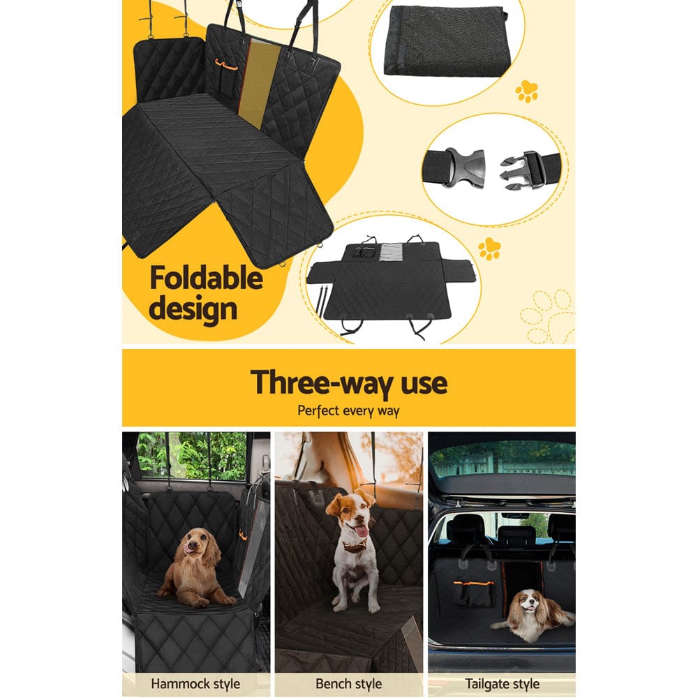 Pet Care > Dog Supplies i.Pet Pet Car Seat Cover Dog Hammock Protector Back Waterproof Belt Non Slip Mat