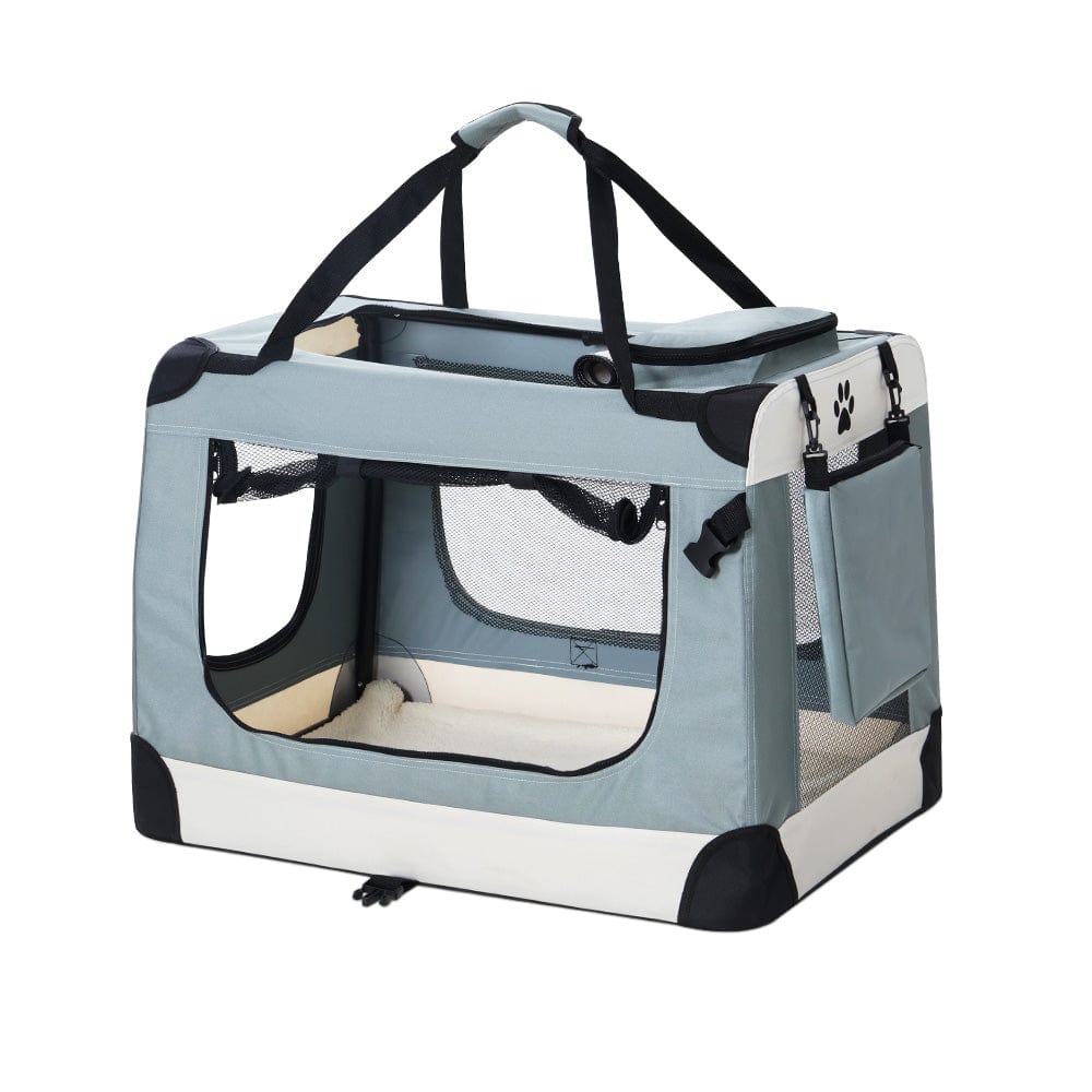 i.Pet Pet Carrier Large Soft Crate Dog Cat Travel Portable Cage