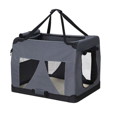 Pet Care > Dog Supplies i.Pet Pet Carrier Soft Crate Dog Cat Travel Portable Cage Kennel Foldable Car XL