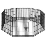 Pet Care > Dog Supplies i.Pet Pet Dog Playpen 24" 8 Panel Puppy Exercise Cage Enclosure Fence