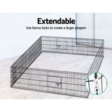 Pet Care > Dog Supplies i.Pet Pet Dog Playpen 24" 8 Panel Puppy Exercise Cage Enclosure Fence