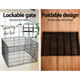 Pet Care > Dog Supplies i.Pet Pet Playpen Dog Playpen 30" 8 Panel Puppy Exercise Cage Enclosure Fence