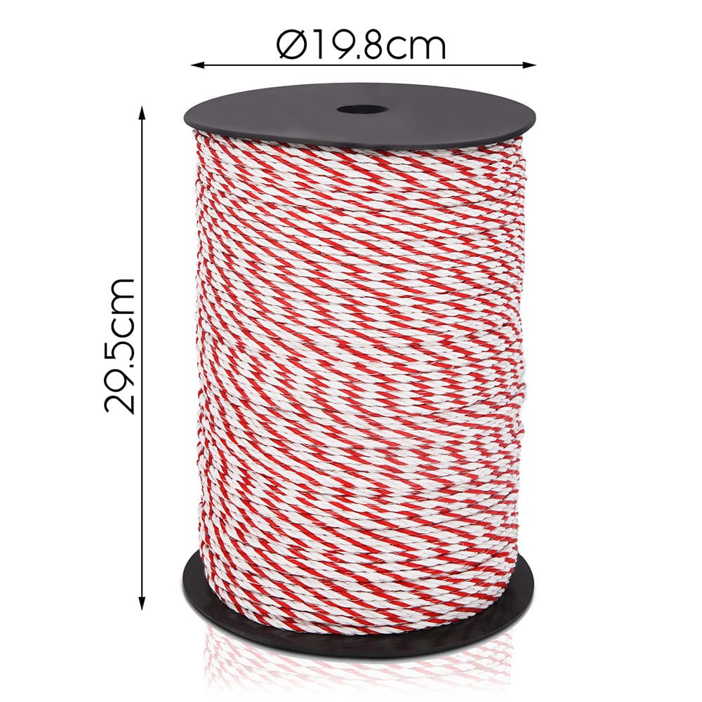 Pet Care > Farm Supplies Giantz 500m Stainless Steel Polywire Poly Tape Electric Fence