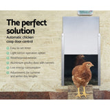 Pet Care > Farm Supplies Giantz Automatic Chicken Coop Door Opener Cage Closer