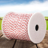 Pet Care > Farm Supplies Giantz Electric Fence Wire 500M Fencing Roll Energiser Poly Stainless Steel