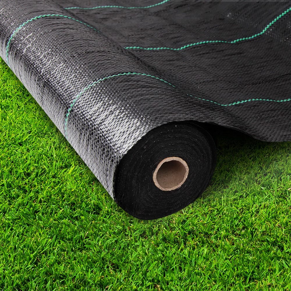 Pet Care > Farm Supplies Instahut 0.915x 200m Weedmat Weed Control Mat Matting Woven Fabric Plants