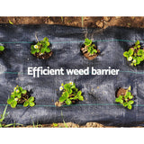 Pet Care > Farm Supplies Instahut 1.83m X 100m Weedmat Weed Control Mat Woven Fabric Gardening Plant PE