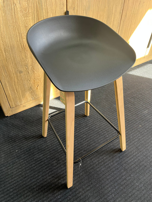 Seating Nordic Style Black Bar Stool