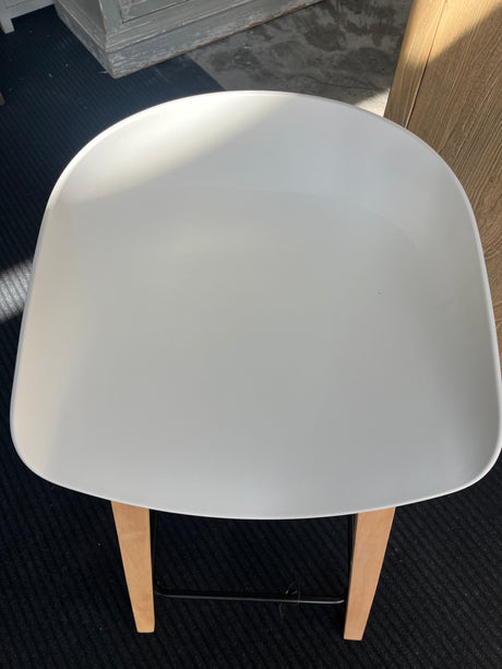 Seating Nordic Style White Bar Stool