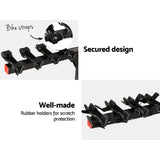 Sports & Fitness > Bikes & Accessories Giantz 4 Bicycle Bike Carrier Rack for Car Rear Hitch Mount 2" Foldable Black