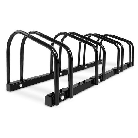 Sports & Fitness > Bikes & Accessories Weisshorn 4 Bike Stand Floor Bicycle Storage Black