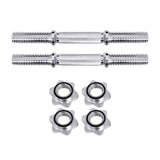 Sports & Fitness > Fitness Accessories 45cm Dumbbell Bar Solid Steel Pair Gym Home Exercise Fitness 150KG Capacity
